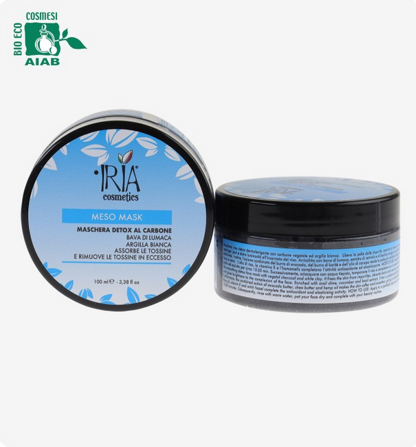 meso mask detox al carbone attivo IRIA cosmetics