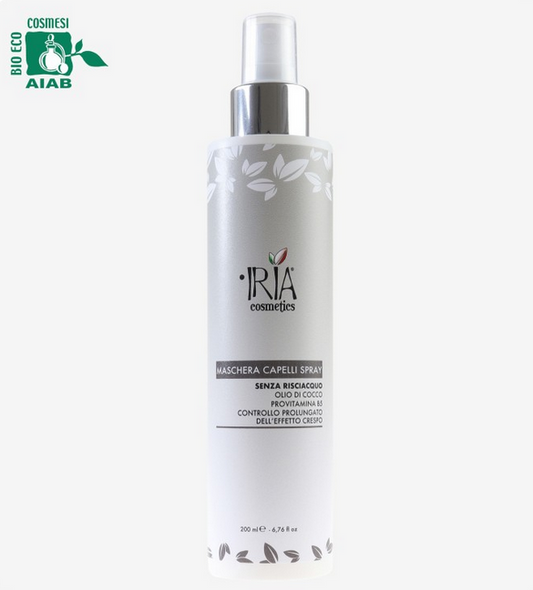 maschera capelli spray IRIA cosmetics 
