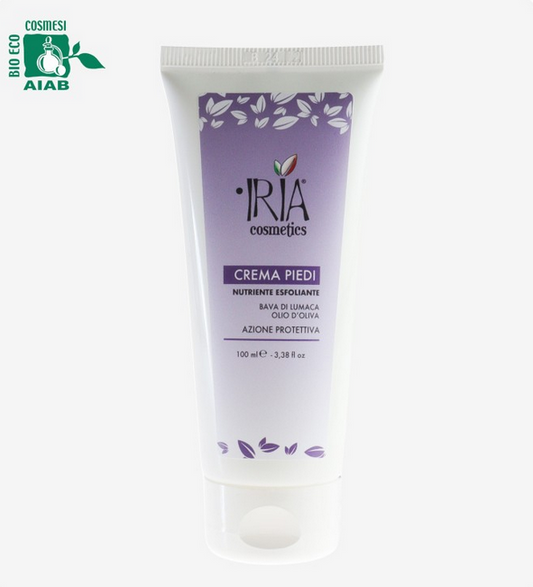 crema piedi IRIA cosmetics nutriente ed esfoliante 