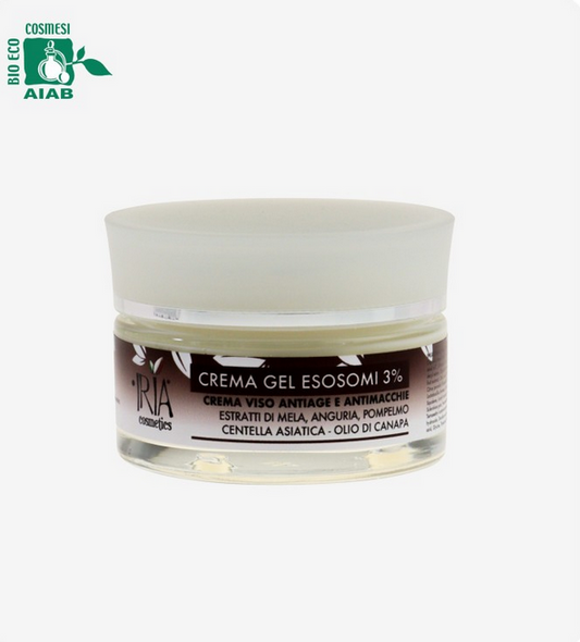crema gel esosomi 3% iria cosmetics 