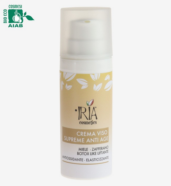 crema viso supreme antiage IRIA cosmetics 