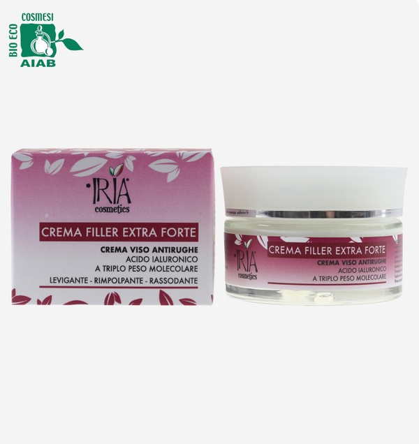 crema filler extra forte IRIA cosmetics con confezione 