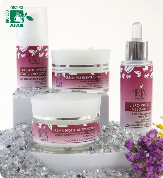 linea completa pelle matura IRIA cosmetics 