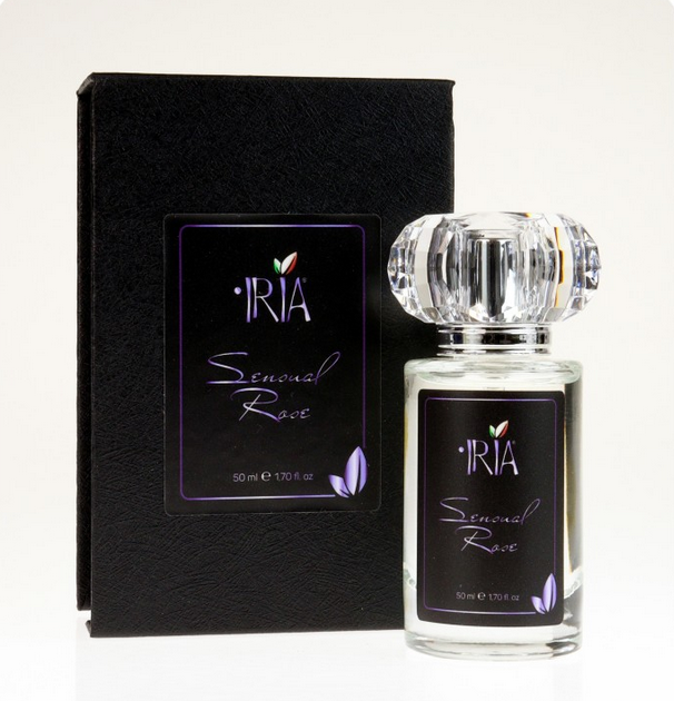 profumo donna sensual rose IRIA cosmetics  con confezione 