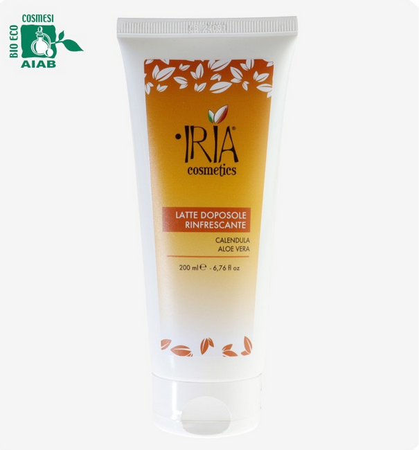 latte doposole rinfrescante IRIA cosmetics 