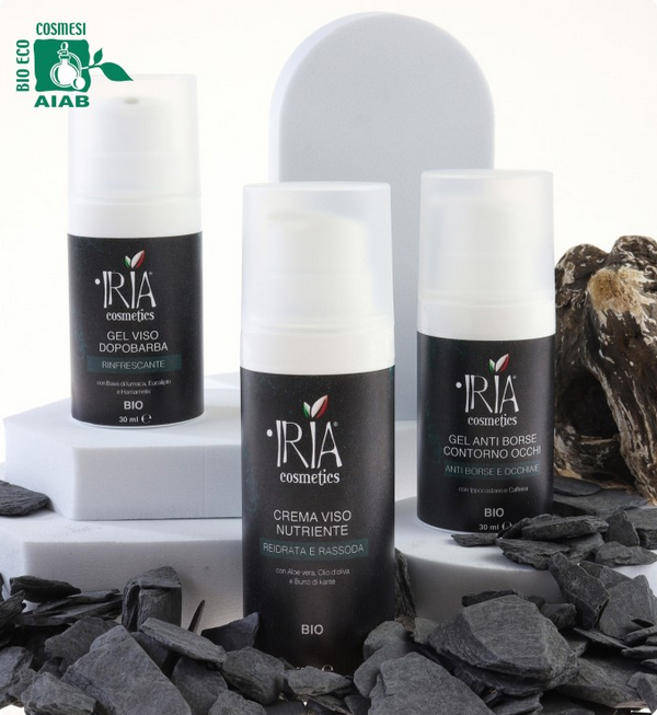 linea completa uomo IRIA cosmetics 