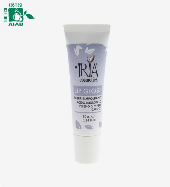 lip gloss IRIA cosmetics al veleno di vipera 
